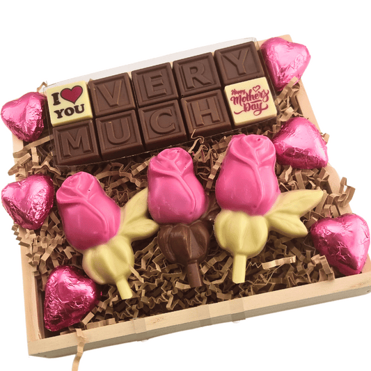 Roses for Mum Chocolate Gift Hamper