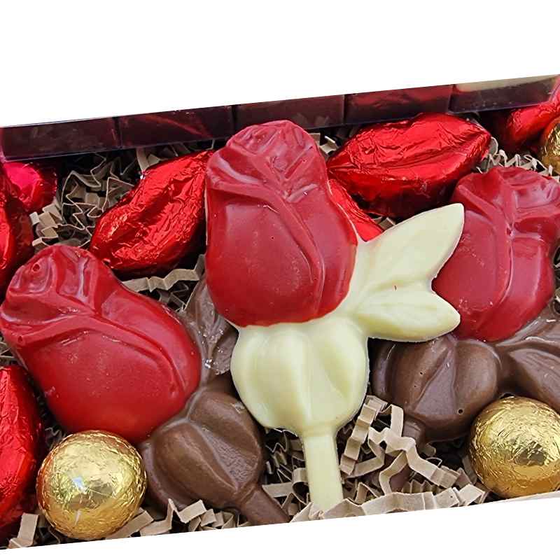 Roses and Kisses Chocolate Hamper