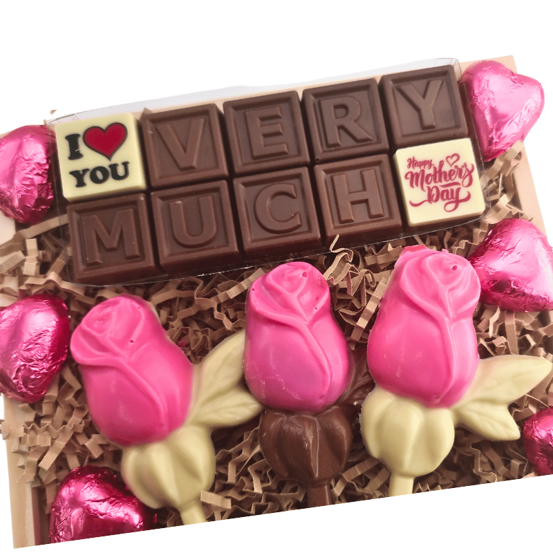 Roses for Mum Chocolate Gift Hamper
