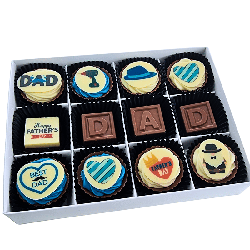 12 Happy Fathers Day Chocolates