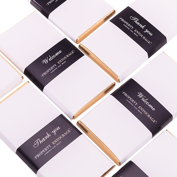 Promotional Personalised Chocolate Bars For Property Entourage
