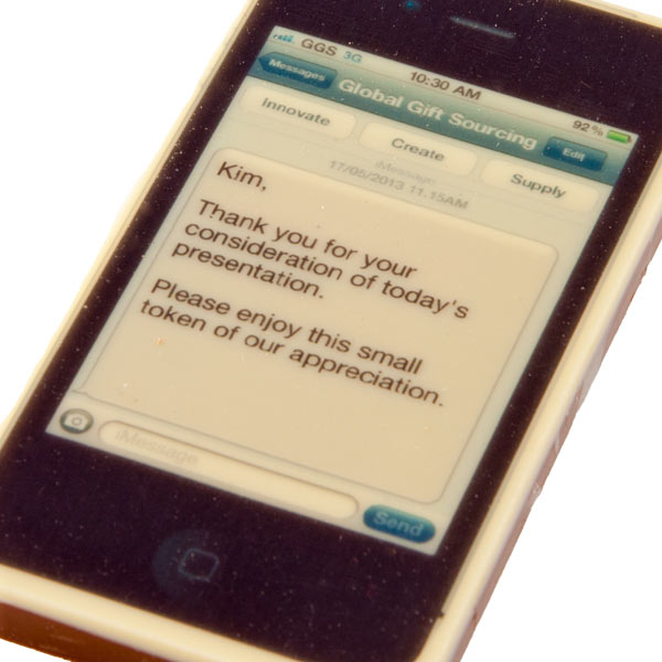Personalised Chocolate iPhones For Global Gift Sourcing