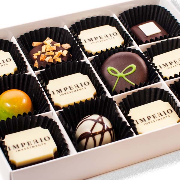 Fine Hand Made and Printed Chocolates For Imperio Investments