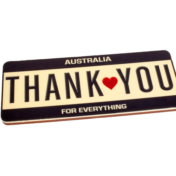 Number Plates Thank You
