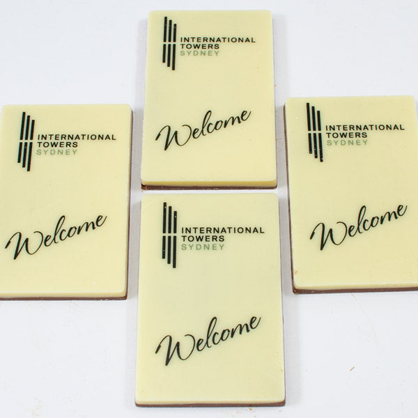 Welcome Customised Chocolates For International Towers Sydney