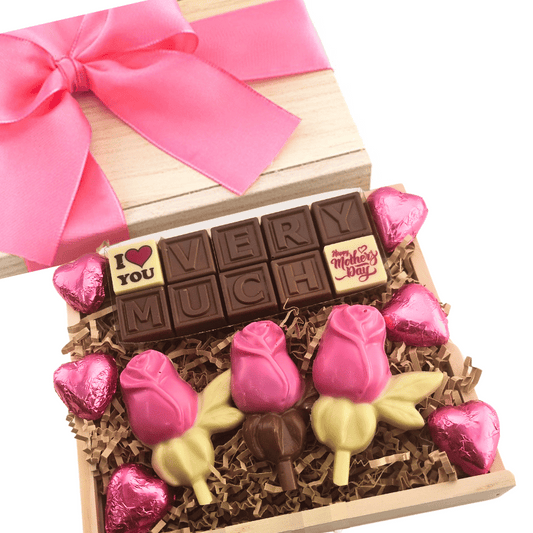 Roses for Mum Chocolate Gift Hamper