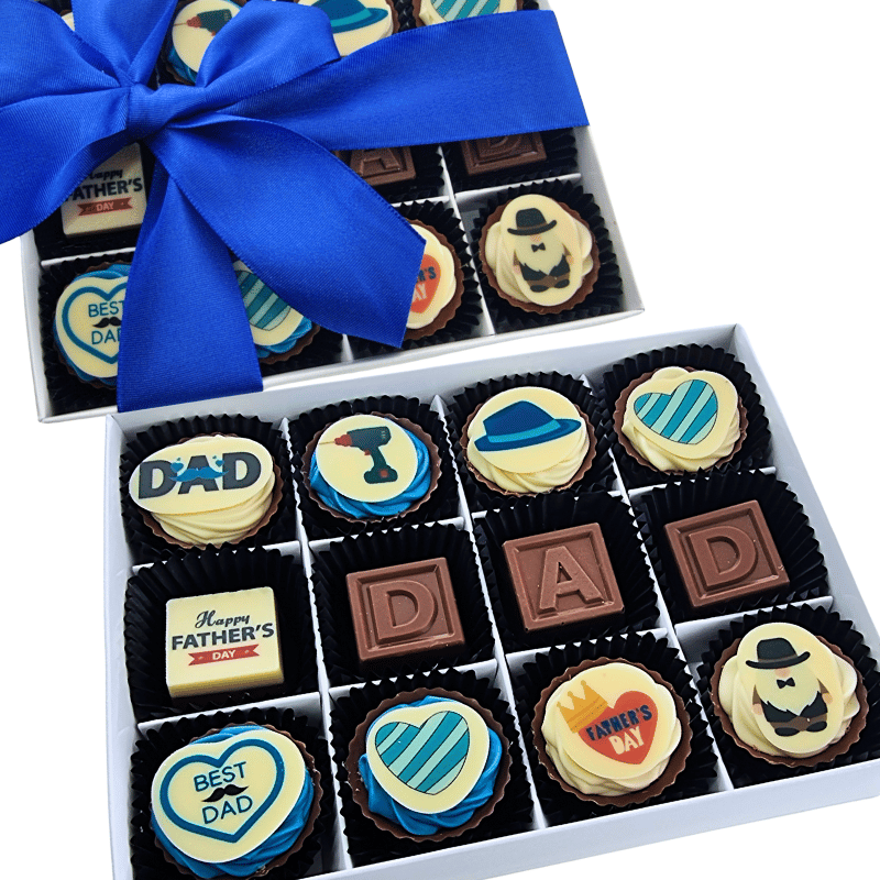 12 Happy Fathers Day Chocolates