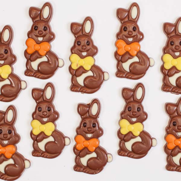 Ten Easter Chocolate Bunnies