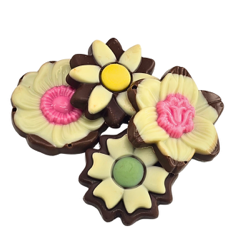 4x Chocolate Flowers