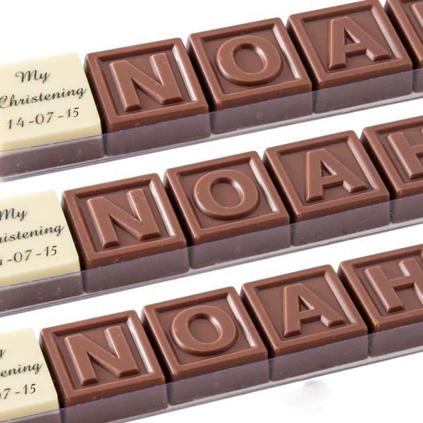Christening Chocograms