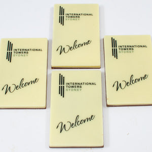 Welcome Customised Chocolates For International Towers Sydney