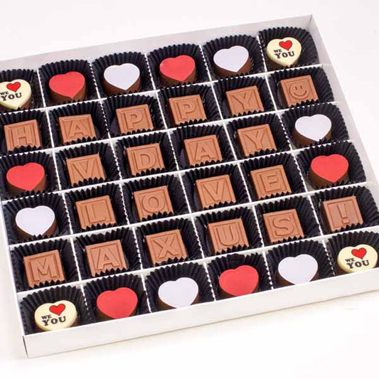 Customised Valentines Day Chocolates For Maxus