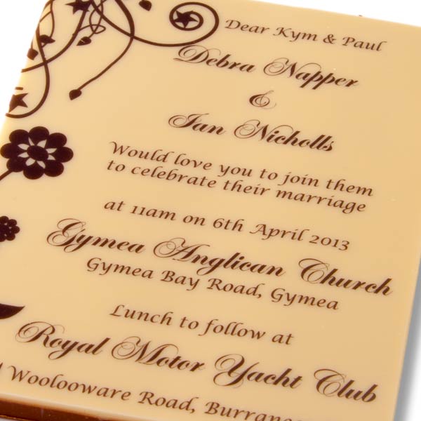 Edible Wedding Invitations