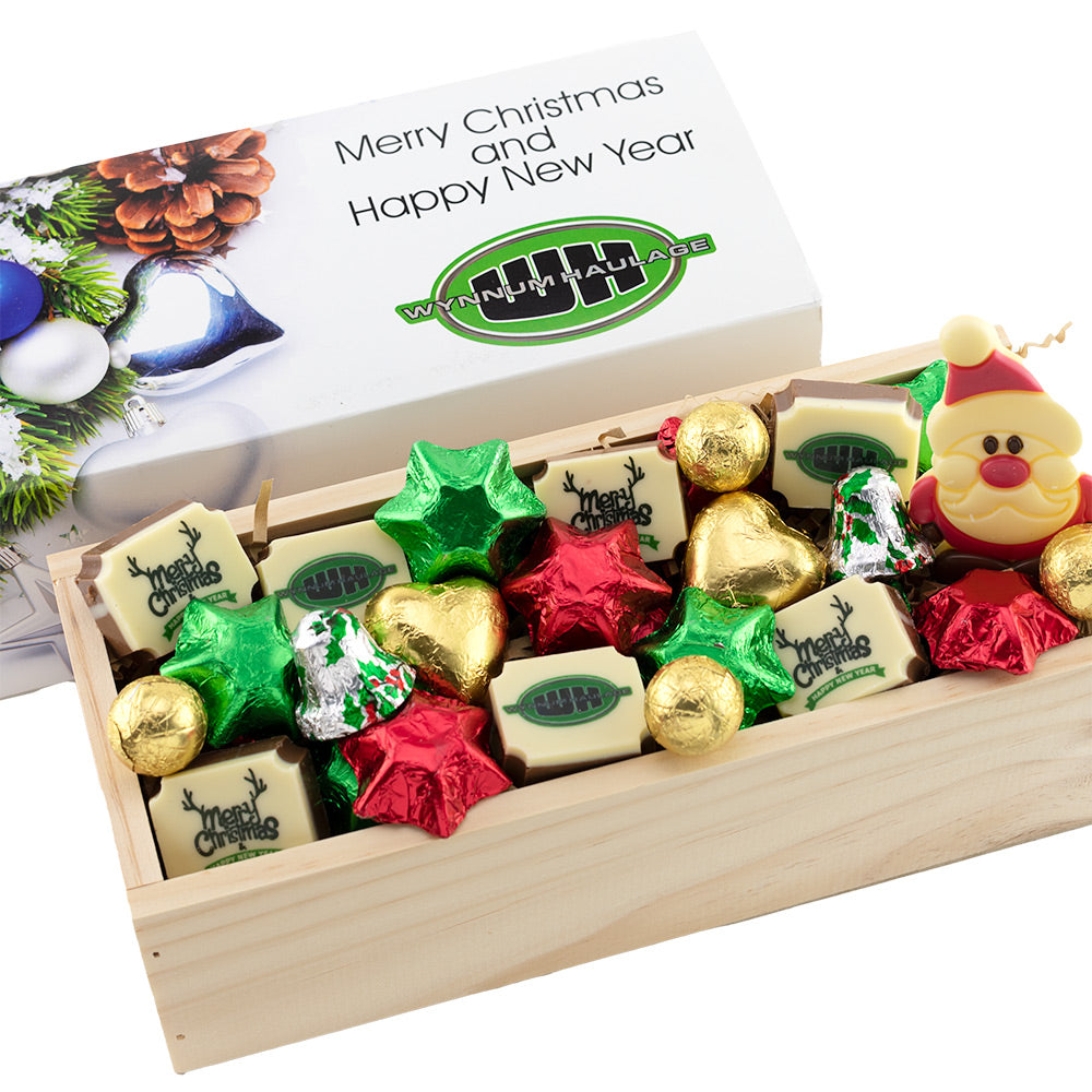 Branded Christmas Chocolates For Wynnum Haulage