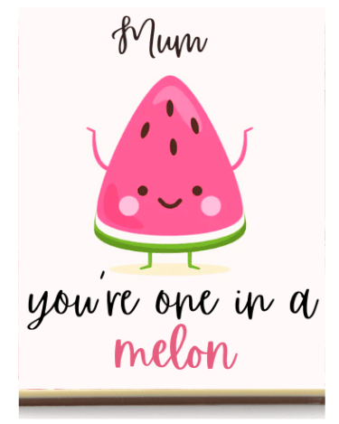 Mother's Day Card - Edible